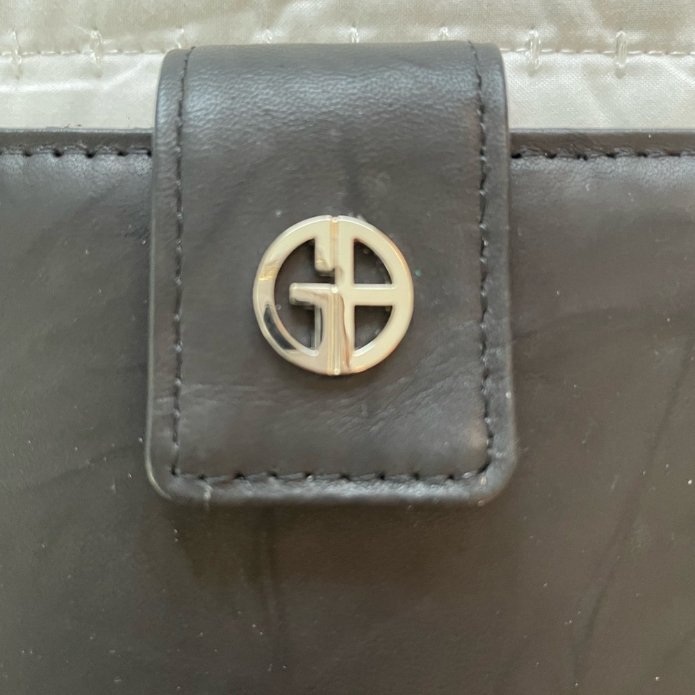 NWT Giani Bernini Black Leather Wallet with Silver Logo - Picture 11 of 11